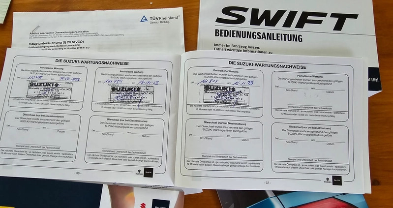Suzuki Swift cena 28800 przebieg: 170000, rok produkcji 2016 z Mogielnica małe 596